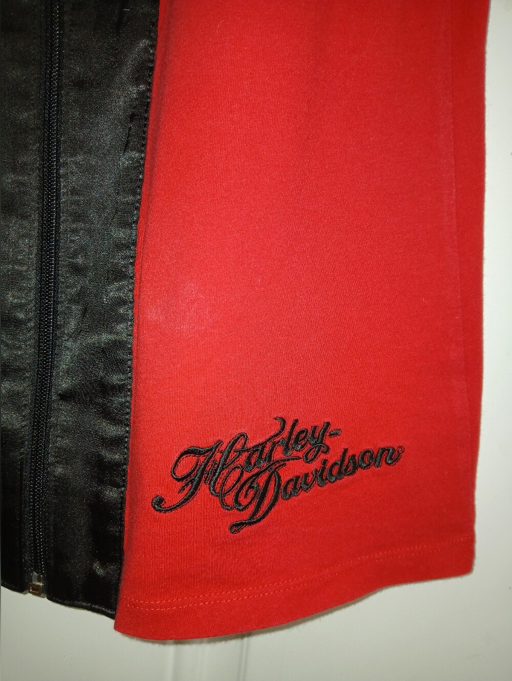 Vintage Harley Davidson  Womens Top Red Size Large - Picture 2 of 6